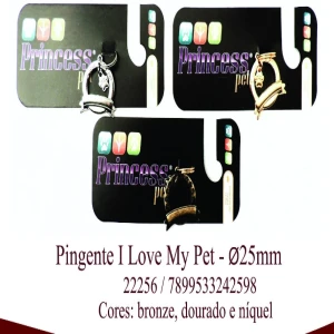 PINGENTE I LOVE MY PET (REF 08)