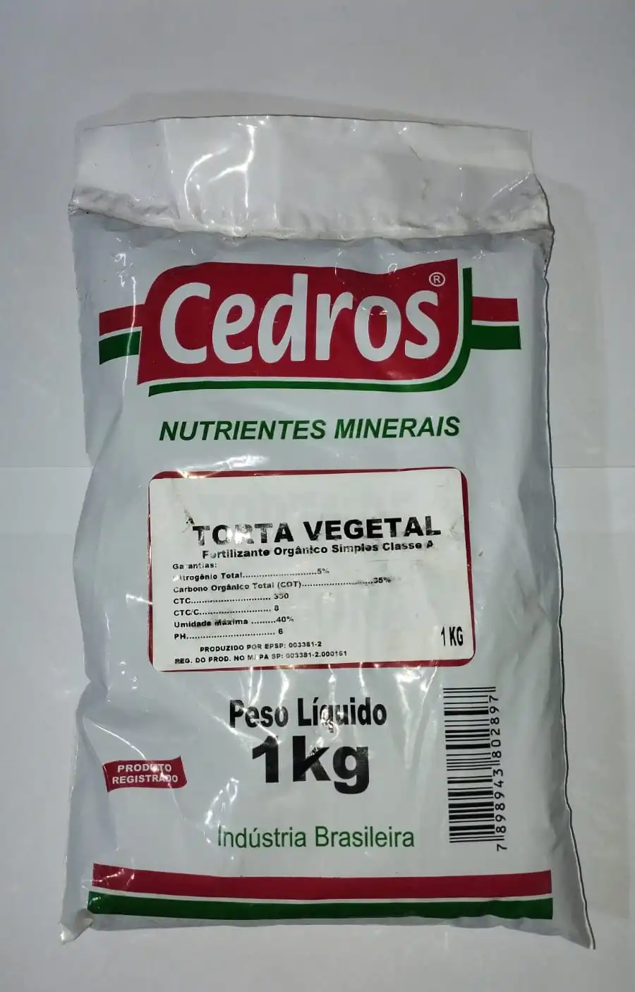 TORTA VEGETAL PCT 1 KG