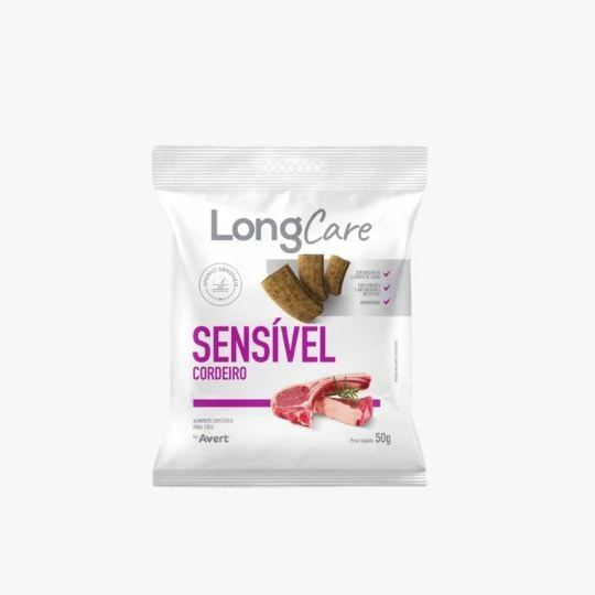 LONGCARE CORDEIRO 50G PETISCO NATURAL
