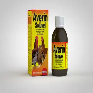 AVERIN SOLUVEL ANTIBIOTICO 100 ML (sulfametoxol+trimetoprim+azul metileno)