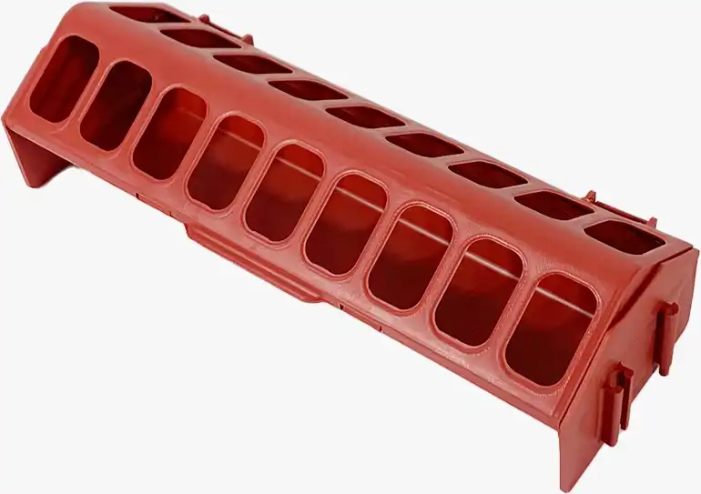 COMED. AVES CALHA LINEAR PLAST VERM 30CM CXA C/6 UN.