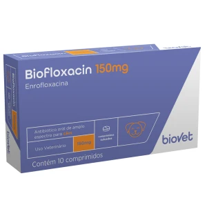 BIOFLOXACIN 150 MG 10 COMP (ENROFLOXACINA)